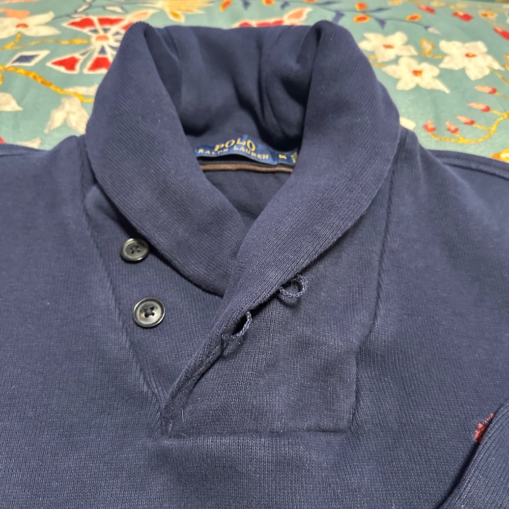 Men's Polo Ralph Lauren Navy Sweater Size Medium